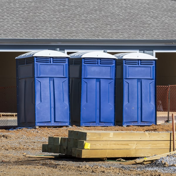 what is the expected delivery and pickup timeframe for the porta potties in Regina New Mexico